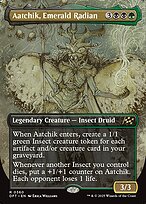 Aatchik, Emerald Radian (DFT-360) - rare (Borderless) - Foil
