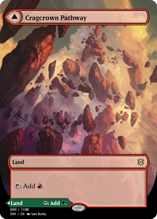 Cragcrown Pathway // Timbercrown Pathway (PRM-83856) - rare - Foil