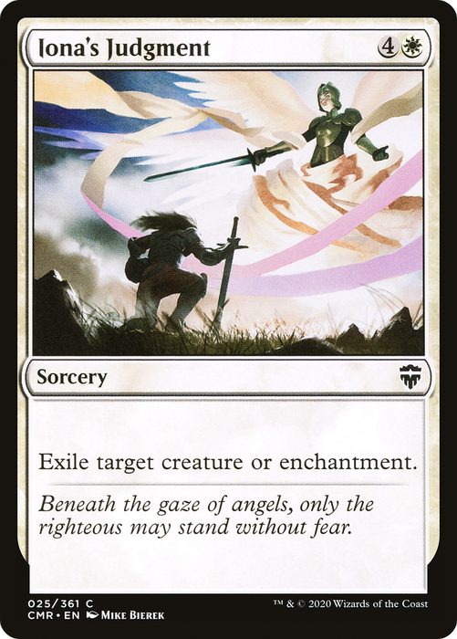 Iona's Judgment (CMR-025) - common - Foil