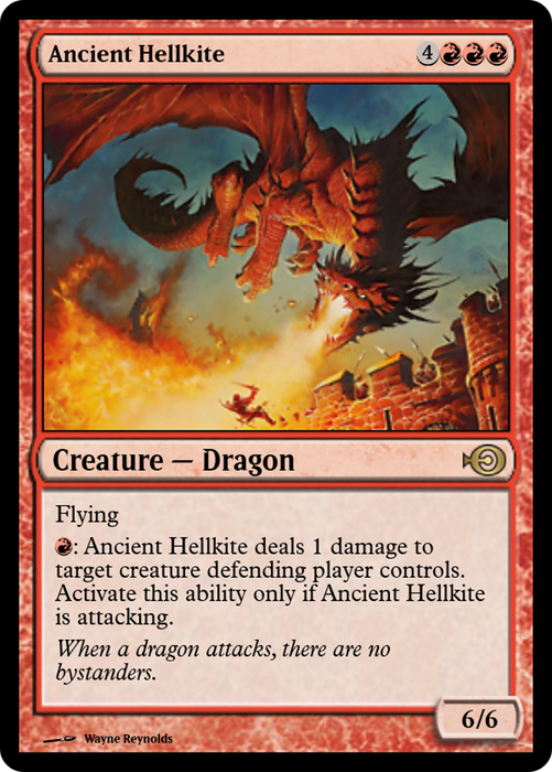 Ancient Hellkite (PRM-37594) - rare - Foil
