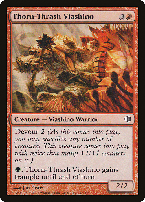 Thorn-Thrash Viashino (ALA-116) - common - Foil