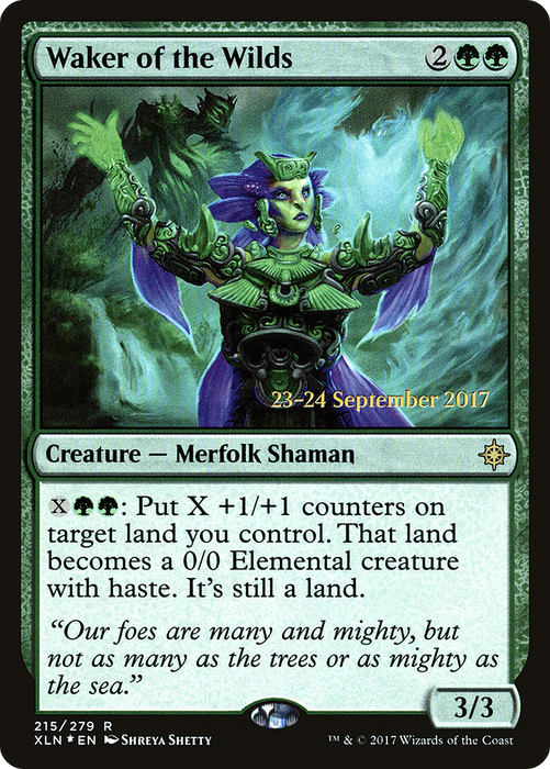 Waker of the Wilds (PRE-215S) - rare - Foil