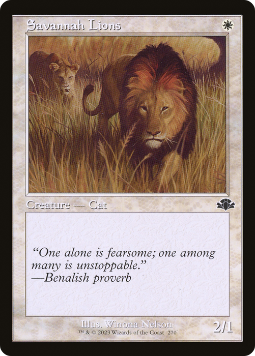 Savannah Lions (DMR-270) - common