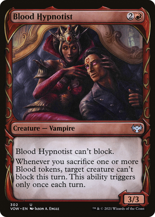 Blood Hypnotist (VOW-302) - uncommon: (Showcase) - Foil