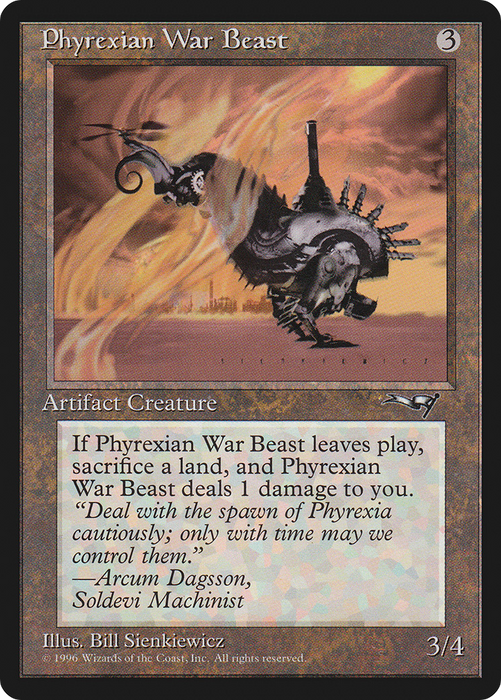 Phyrexian War Beast (ALL-127A) - common