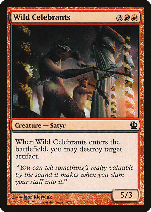 Wild Celebrants (THS-147) - common - Foil