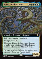 Koma, World-Eater (FDN-480) - rare: (Extended Art) - Foil