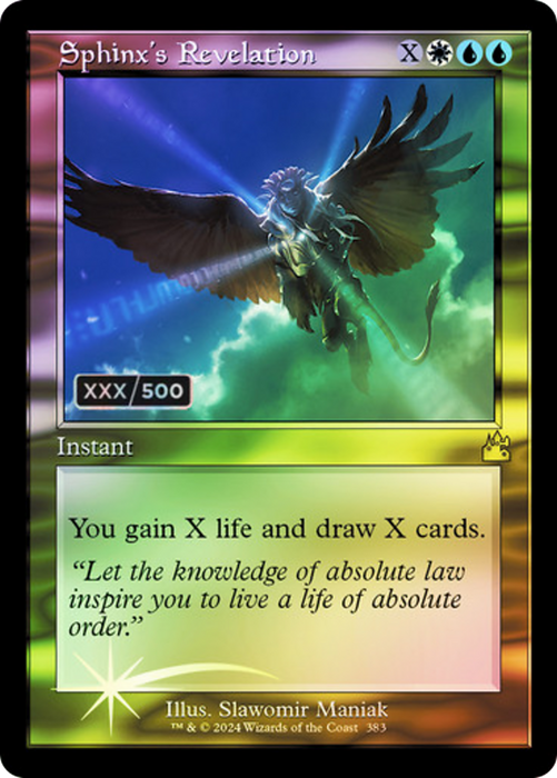 Sphinx's Revelation (RVR-383Z) - rare - Foil