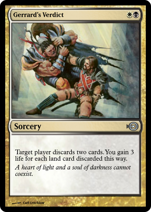 Gerrard's Verdict (PRM-31461) - uncommon - Foil