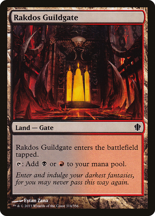 Rakdos Guildgate (C13-314) - common