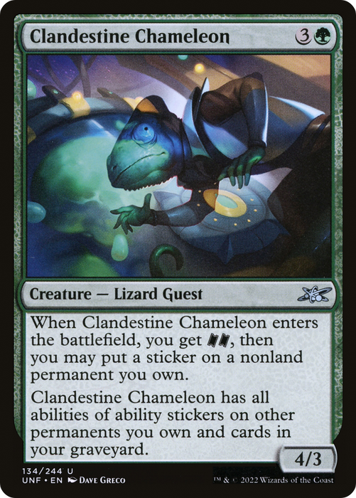 Clandestine Chameleon (UNF-134) - uncommon