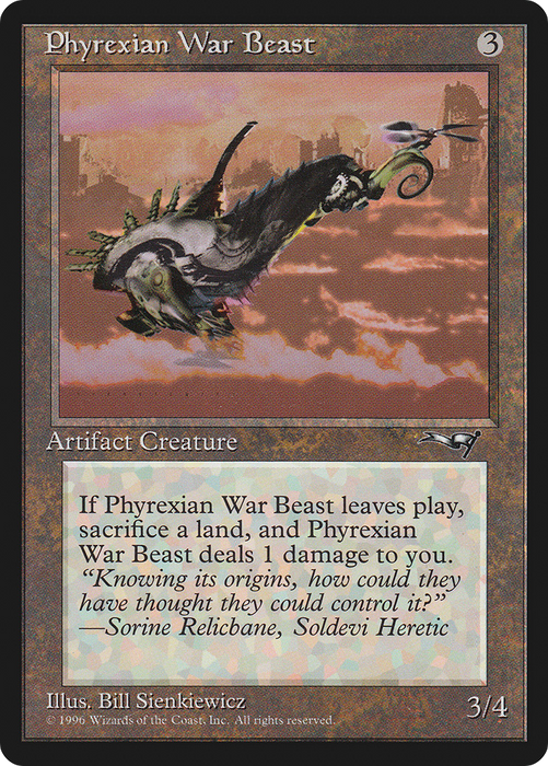 Phyrexian War Beast (ALL-127B) - common