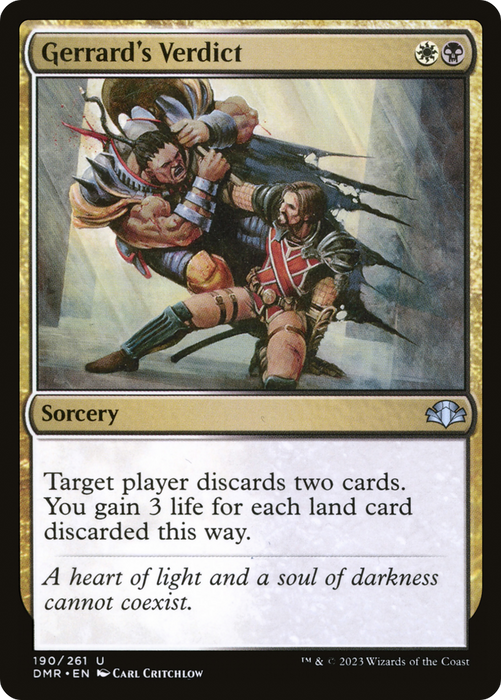 Gerrard's Verdict (DMR-190) - uncommon