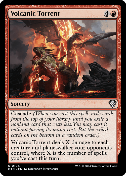 Volcanic Torrent (OTC-184) - uncommon