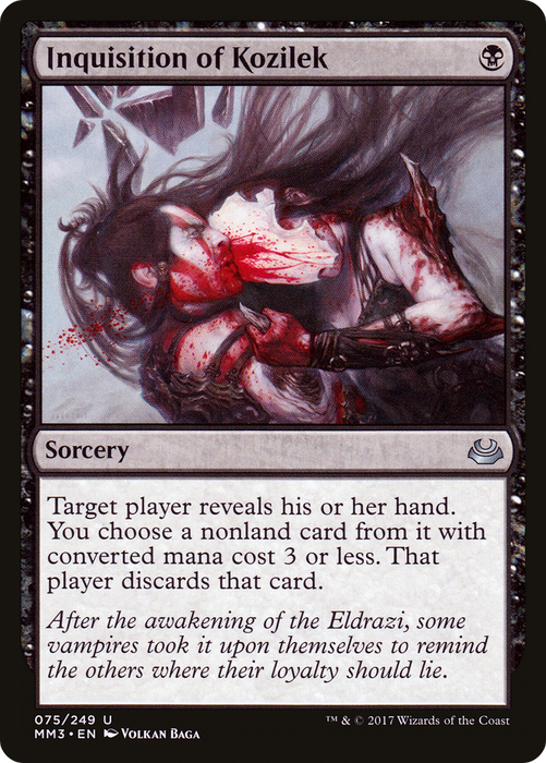 Inquisition of Kozilek (MM3-075) - uncommon - Foil