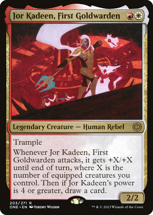 Jor Kadeen, First Goldwarden (ONE-203) - rare - Foil