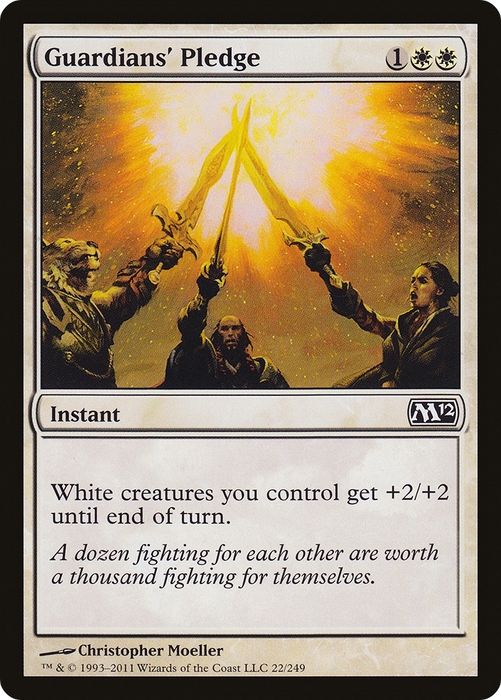 Guardians' Pledge (M12-022) - common - Foil