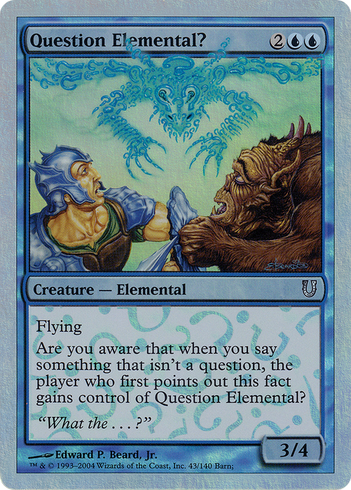 Question Elemental? (UNH-43★) - uncommon - Foil