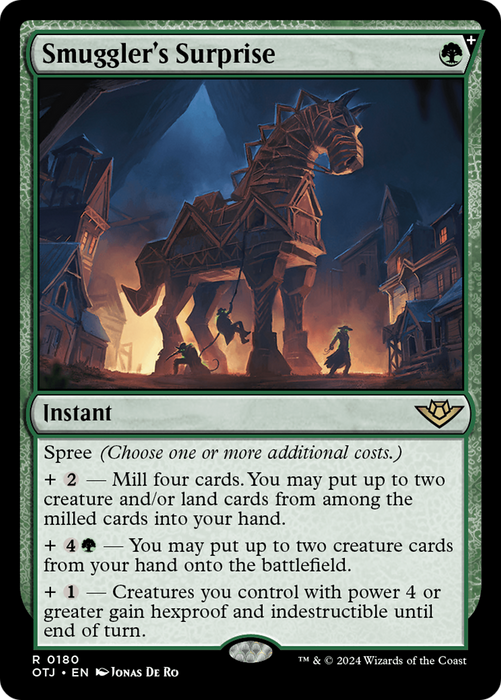Smuggler's Surprise (OTJ-180) - rare: (spree) - Foil