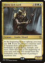 Kheru Lich Lord (KTK-182) - rare - Foil