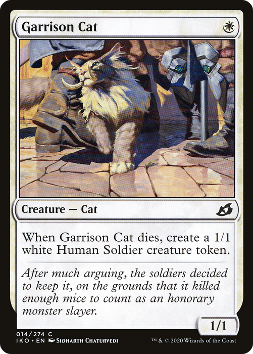 Garrison Cat (IKO-014) - common - Foil