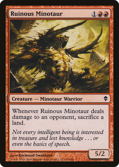 Ruinous Minotaur (ZEN-145) - common