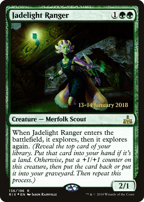 Jadelight Ranger (PRE-136S) - rare - Foil