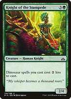Knight of the Stampede (RIX-138) - common - Foil