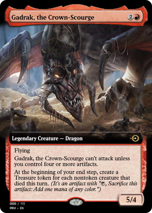 Gadrak, the Crown-Scourge (PRM-81966) - rare - Foil