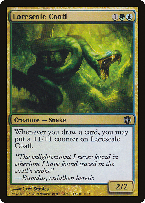 Lorescale Coatl (ARB-101) - uncommon