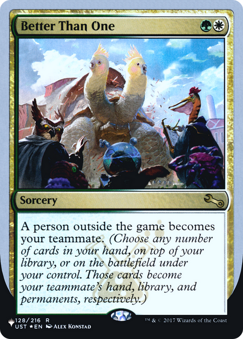 Better Than One (LIST-044) - rare - Foil