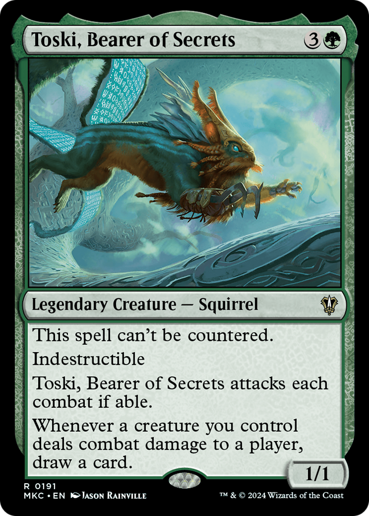 Toski, Bearer of Secrets (MKC-191) - rare