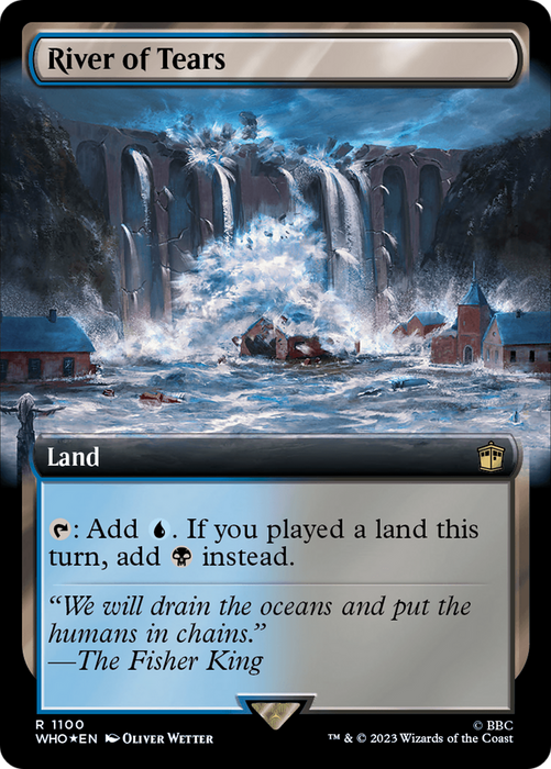 River of Tears (WHO-1100) - rare: (Extended Art) - Foil