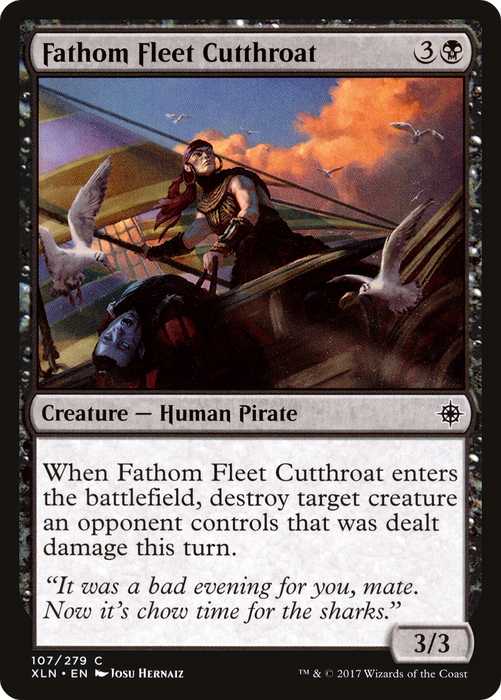 Fathom Fleet Cutthroat (XLN-107) - common