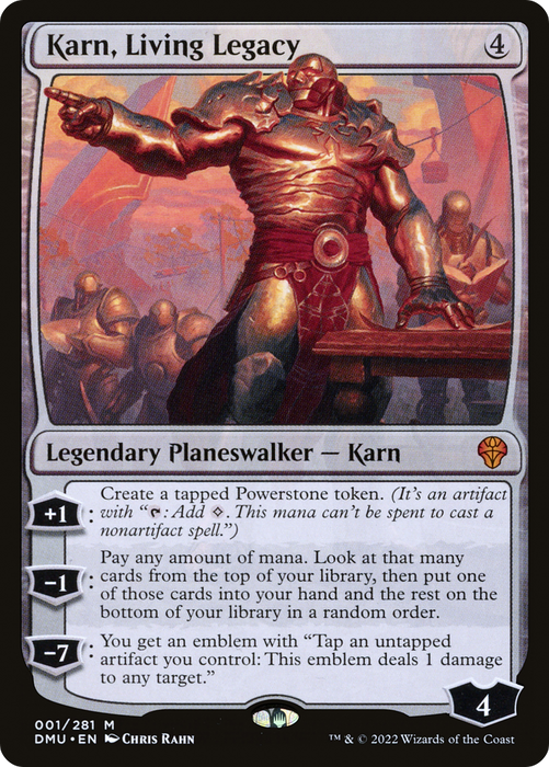 Karn, Living Legacy (DMU-001) - mythic