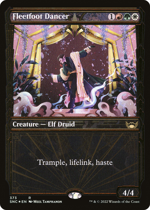 Fleetfoot Dancer (SNC-373) - rare: (Showcase) - Foil