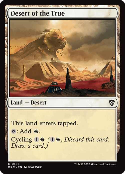 Desert of the True (DRC-151) - common - Foil