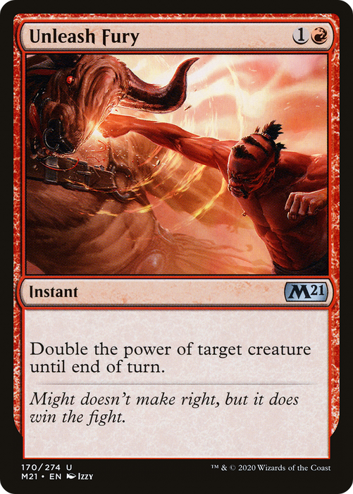 Unleash Fury (M21-170) - uncommon - Foil