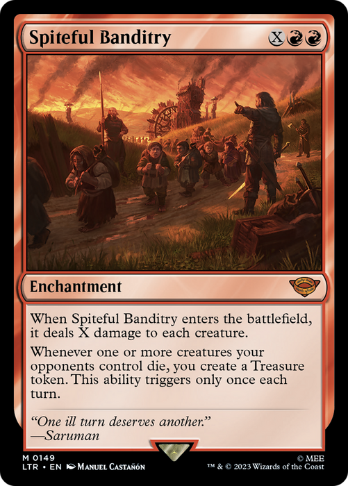 Spiteful Banditry (LTR-149) - mythic - Foil