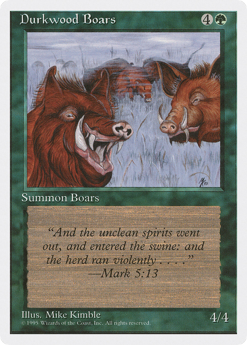 Durkwood Boars (4ED-241) - common