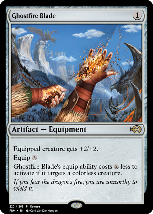Ghostfire Blade (PRM-55777) - rare - Foil