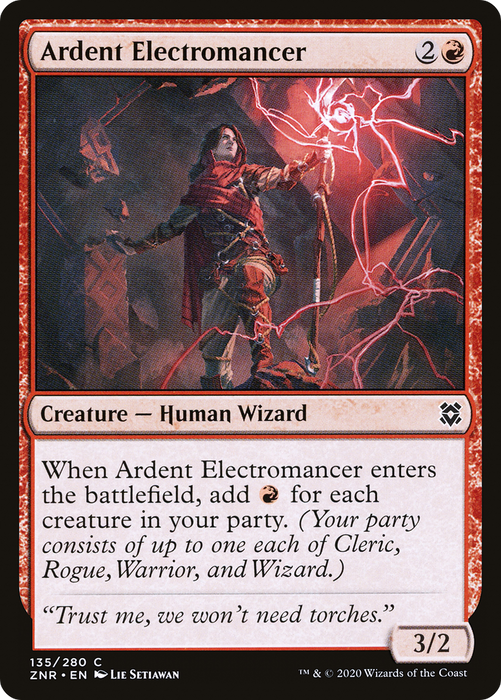 Ardent Electromancer (ZNR-135) - common