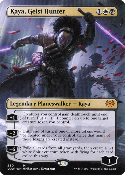 Kaya, Geist Hunter (VOW-280) - mythic (Borderless) - Foil