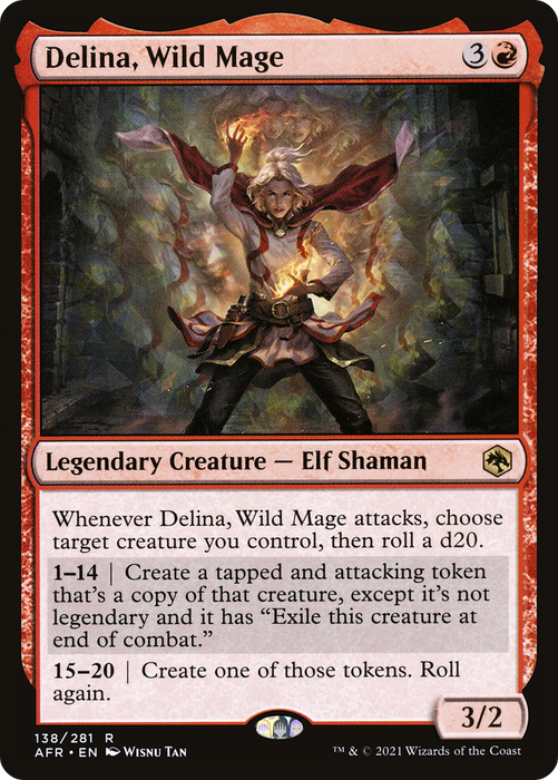 Delina, Wild Mage (AFR-138) - rare - Foil
