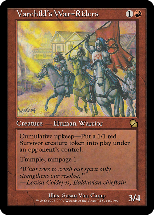 Varchild's War-Riders (ME1-110) - rare - Foil