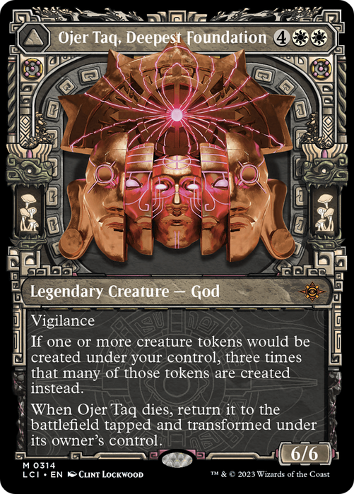 Ojer Taq, Deepest Foundation // Temple of Civilization (LCI-314) - mythic: (Showcase) - Foil