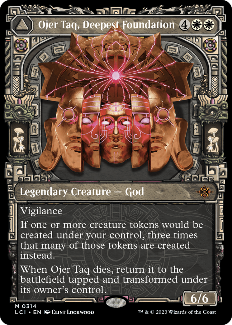 Ojer Taq, Deepest Foundation // Temple of Civilization (LCI-314) - mythic: (Showcase) - Foil