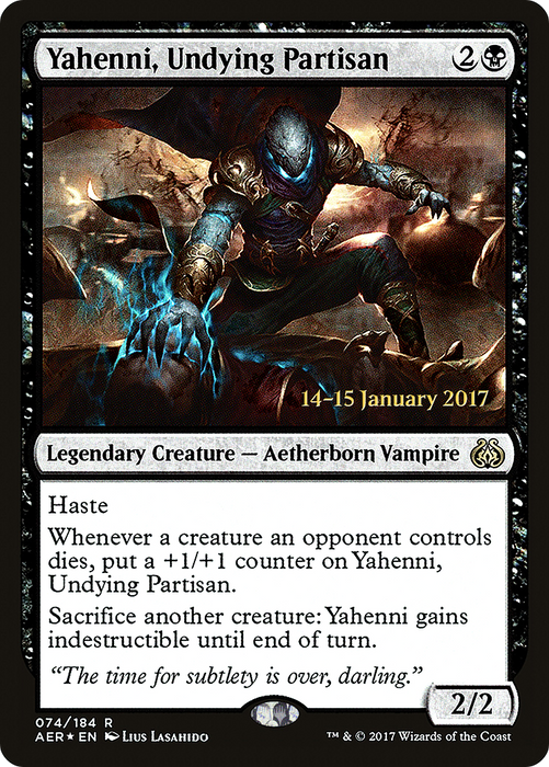 Yahenni, Undying Partisan (PRE-74S) - rare - Foil