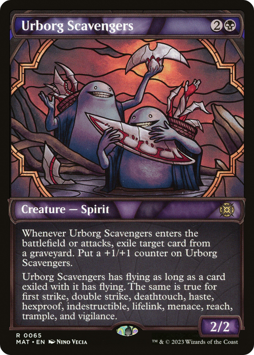 Urborg Scavengers (MAT-065) - rare: (Showcase) - Foil