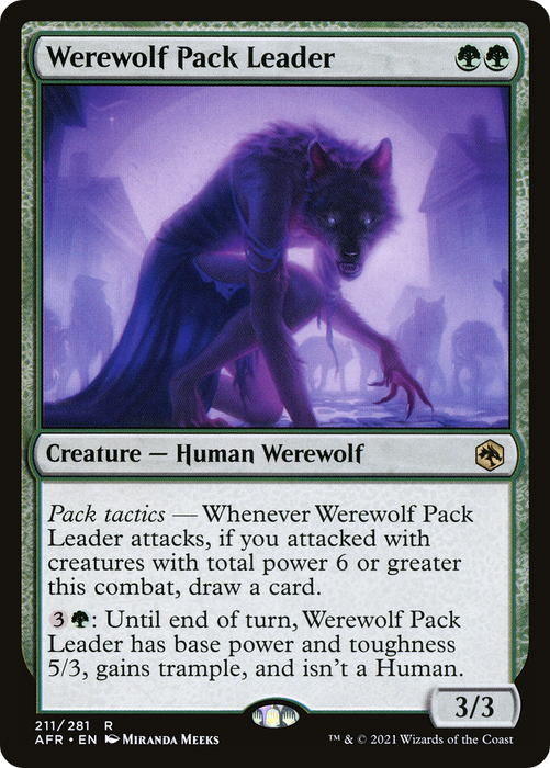 Werewolf Pack Leader (AFR-211) - rare